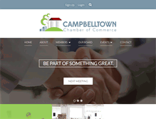 Tablet Screenshot of campbelltownchamber.com.au